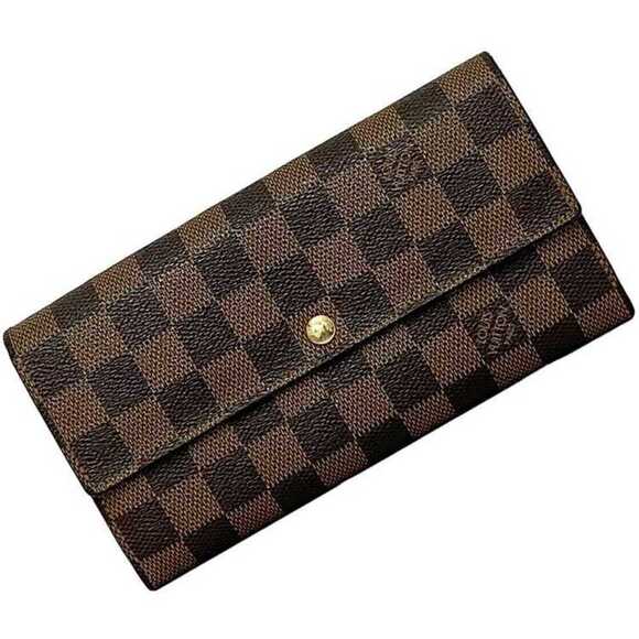 LOUIS VUITTON Brown Damier Wallet - Picture 1 of 11
